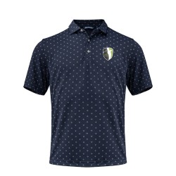 Virtue Polo Printed Dark Navy