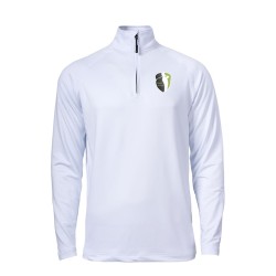Coos Bay Half Zip White